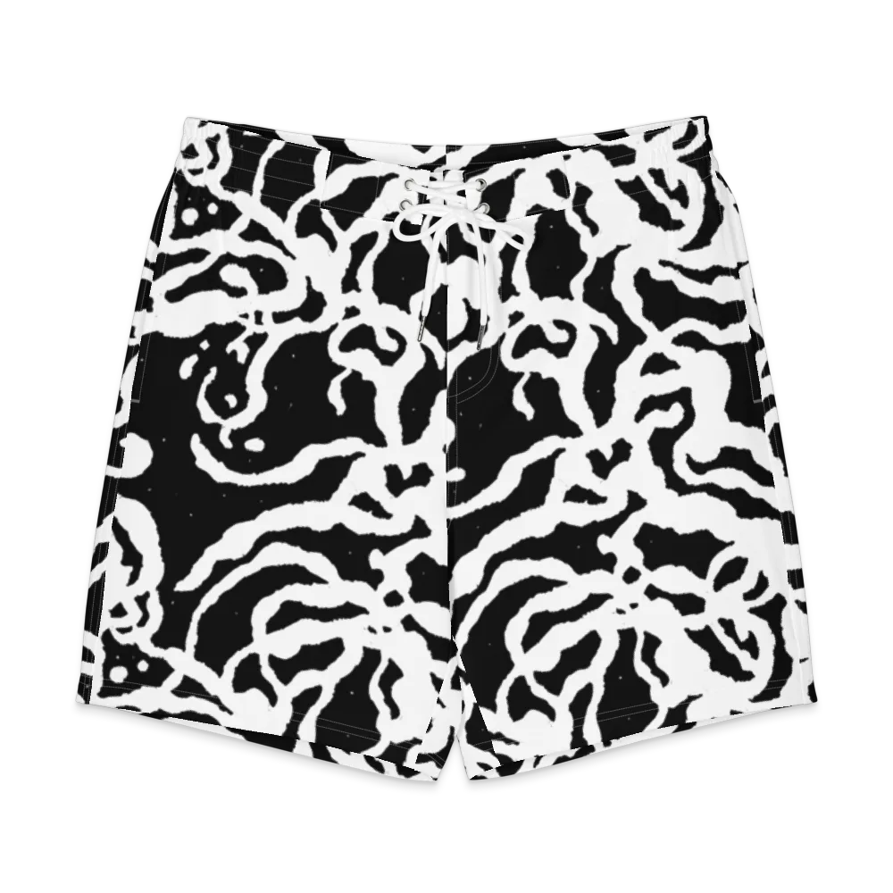 Blackwater Rhythm on Men's Board Shorts — Front