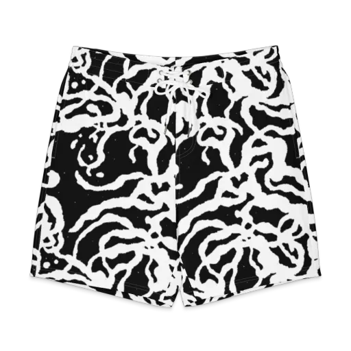 Blackwater Rhythm on a Men's Board Shorts