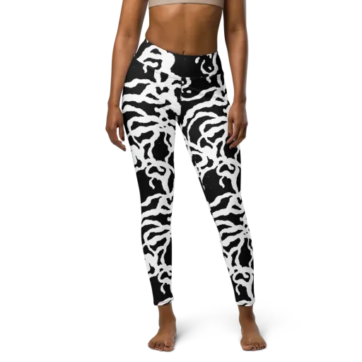 Blackwater Rhythm on a Yoga Leggings