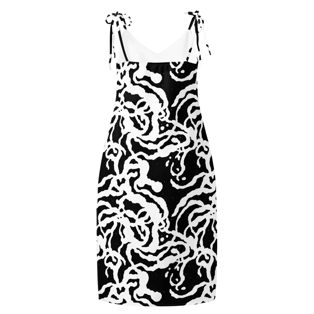 Blackwater Rhythm on Slip Dress — Back