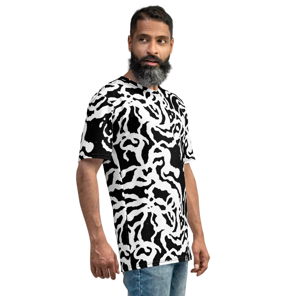 Blackwater Rhythm on Men's Crew Neck T-Shirt — Right