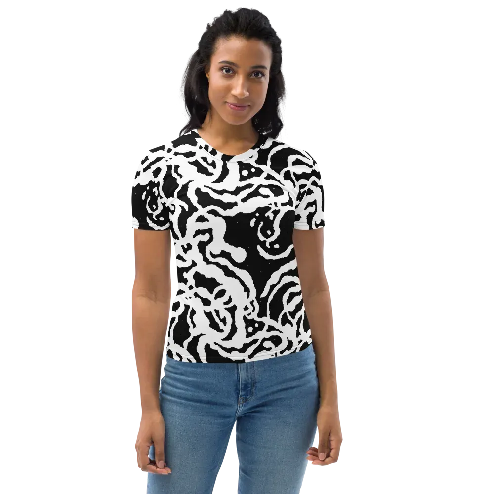 Blackwater Rhythm on Women's Crew Neck T-Shirt — Front