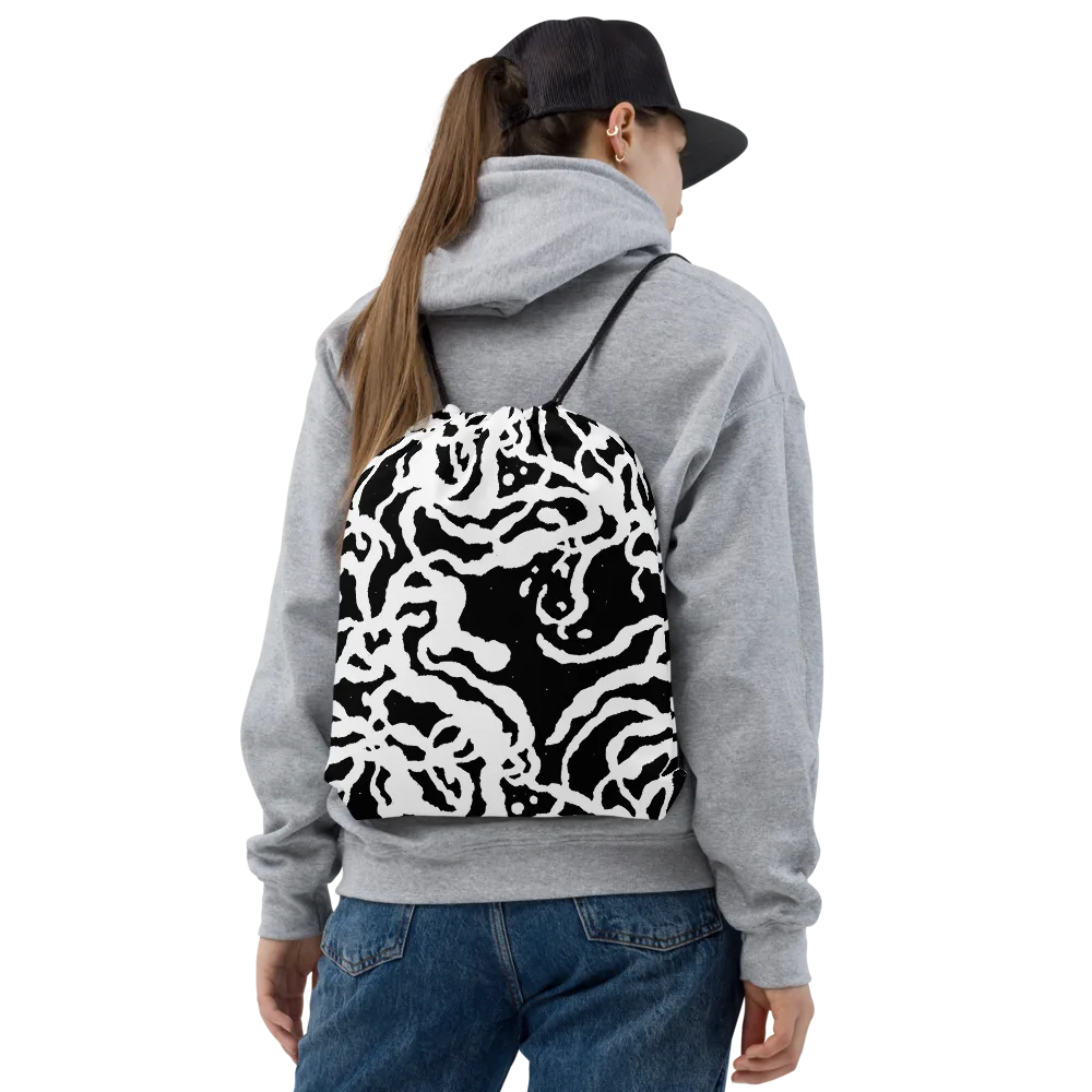 Blackwater Rhythm on Drawstring Bag — Front