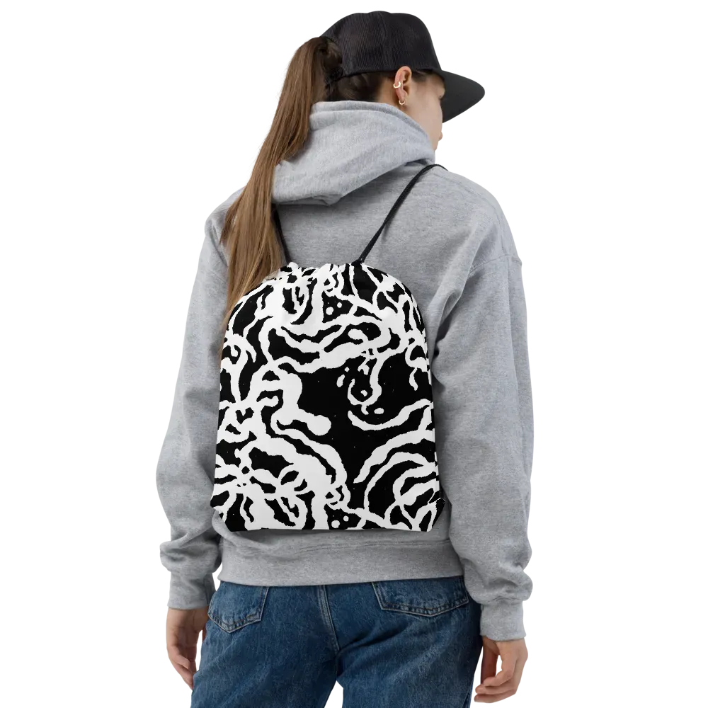 Blackwater Rhythm on Drawstring Bag — Front