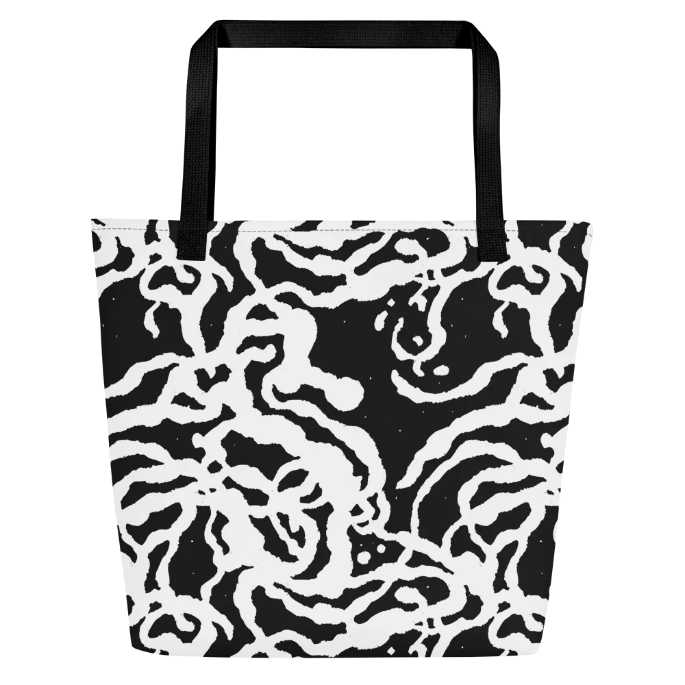 Blackwater Rhythm on Large Tote Bag W/ Pocket — Front