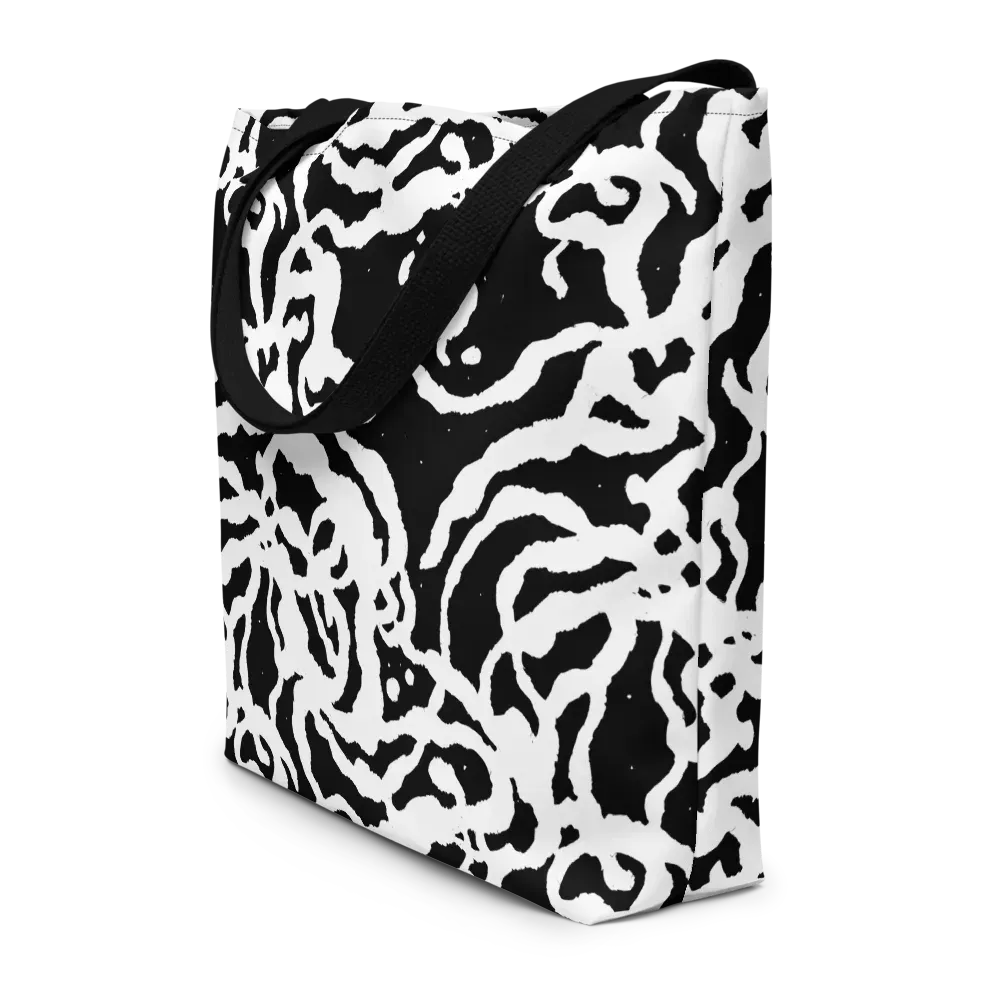 Blackwater Rhythm on Large Tote Bag W/ Pocket — Front