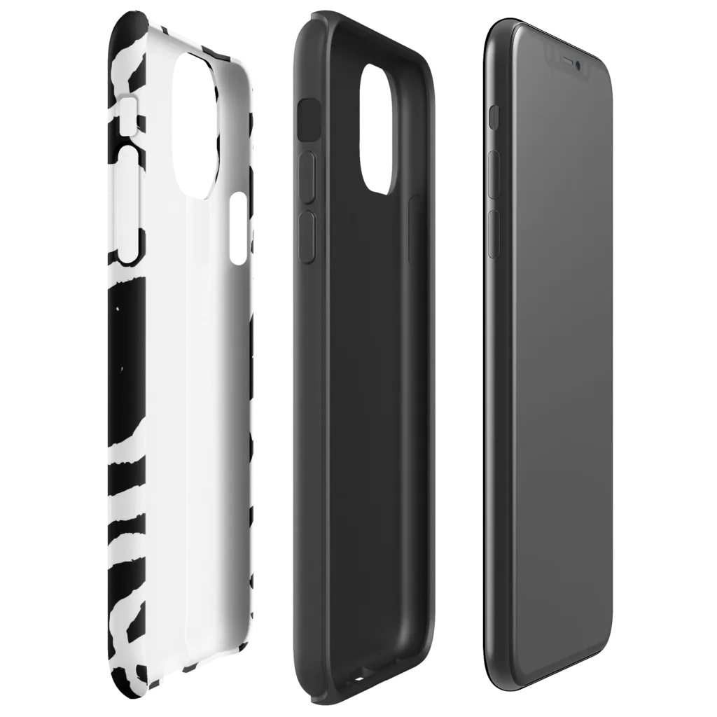 Blackwater Rhythm on Tough Case for iPhone® — Right