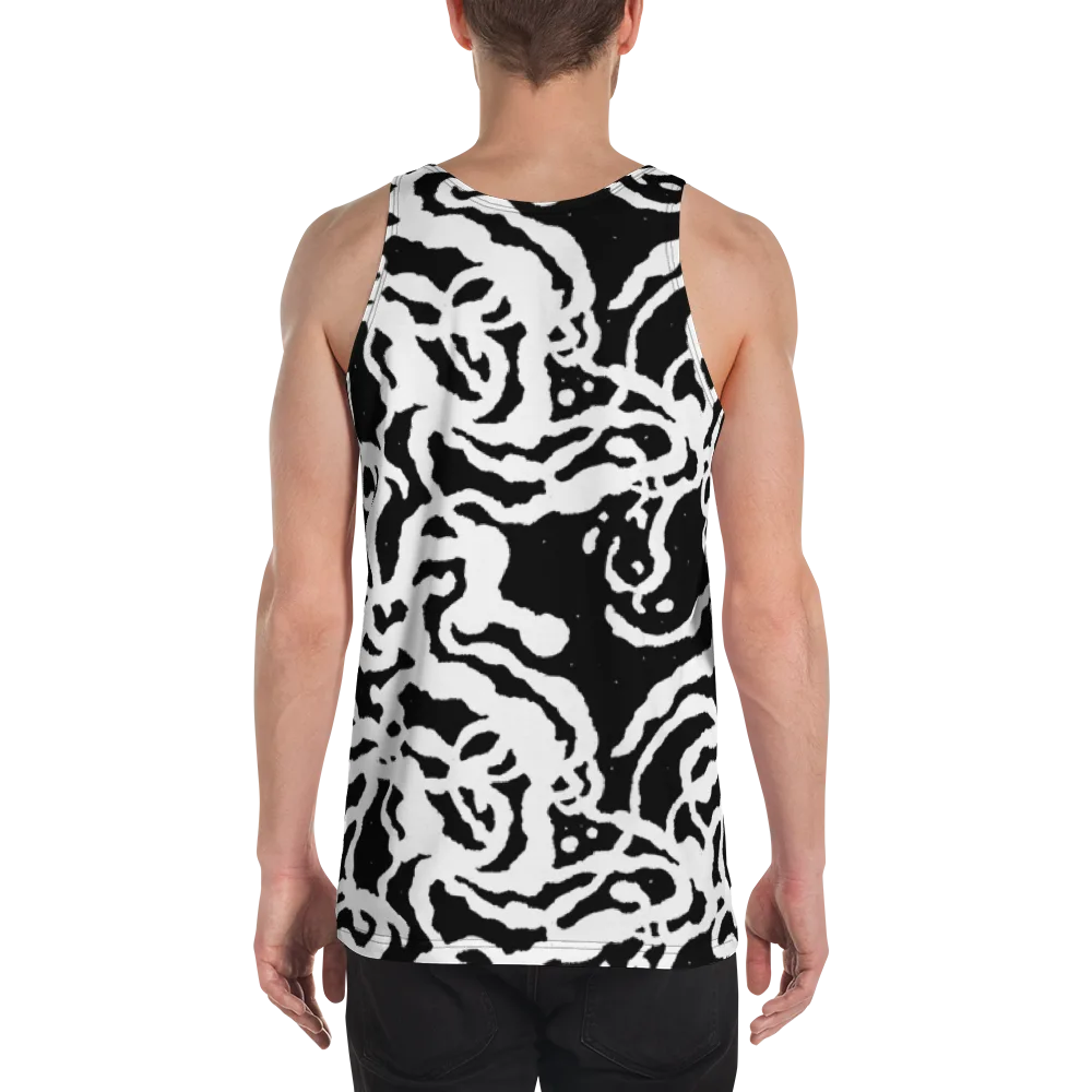 Blackwater Rhythm on Men's Tank Top — Back