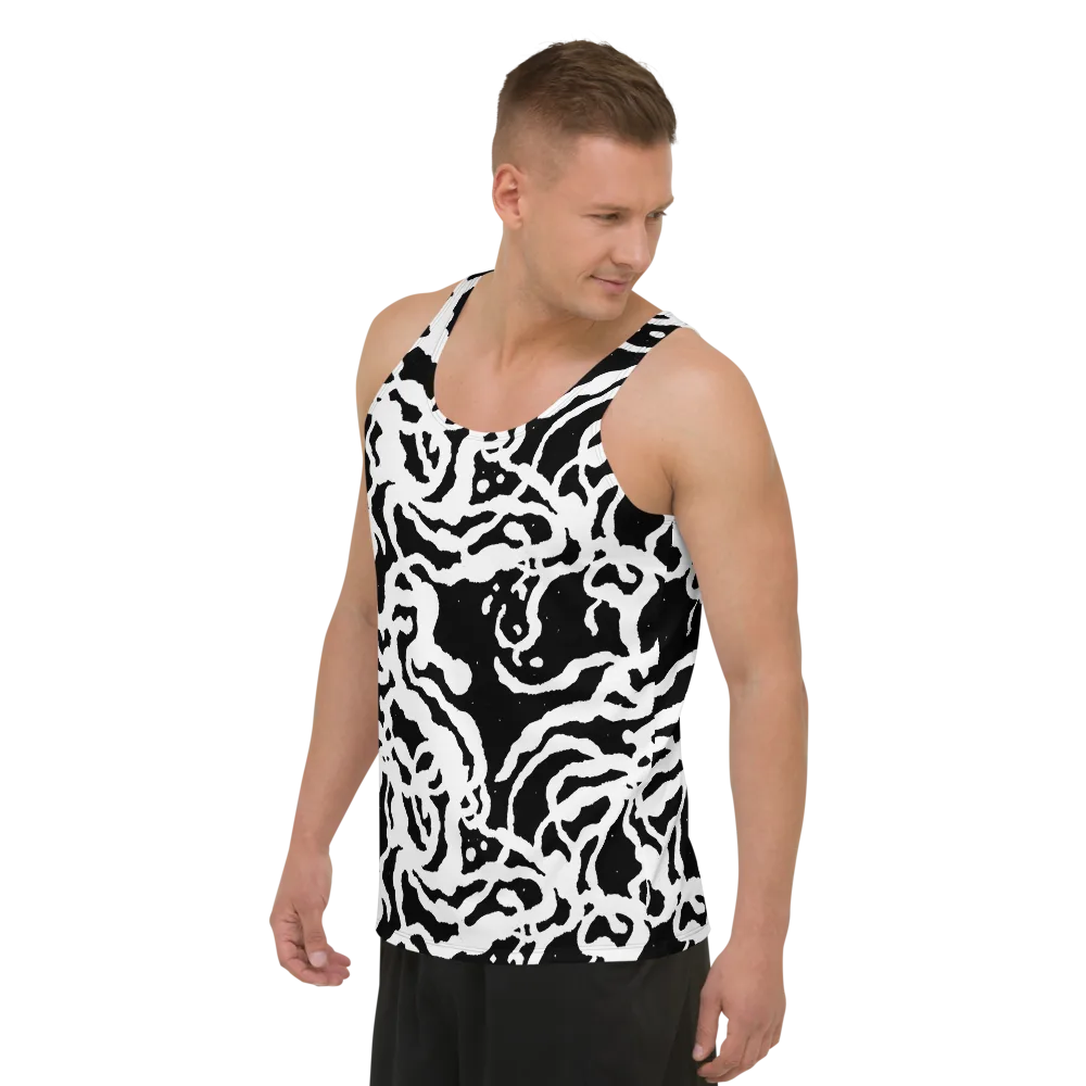 Blackwater Rhythm on Men's Tank Top — Left Front