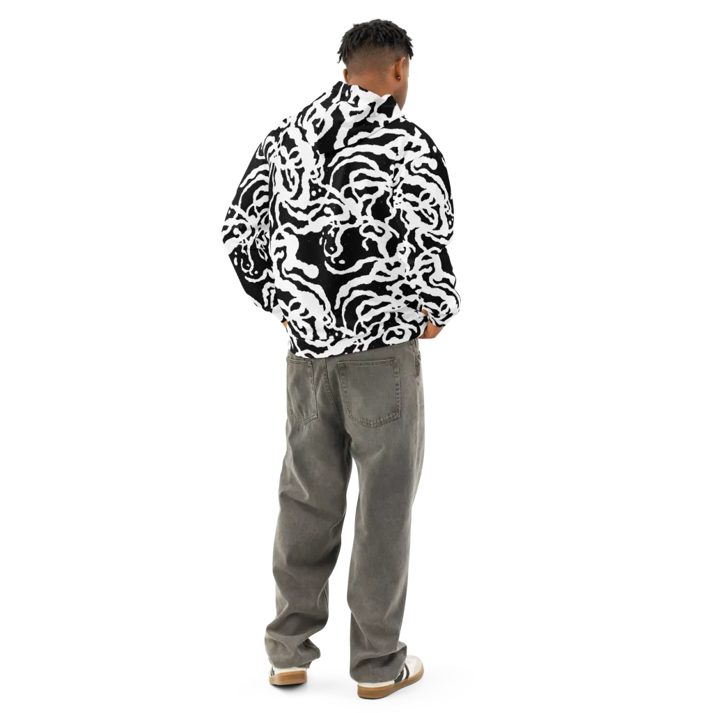 Blackwater Rhythm on Cotton Hoodie — Back