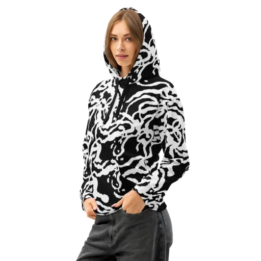 Blackwater Rhythm on a Cotton Hoodie