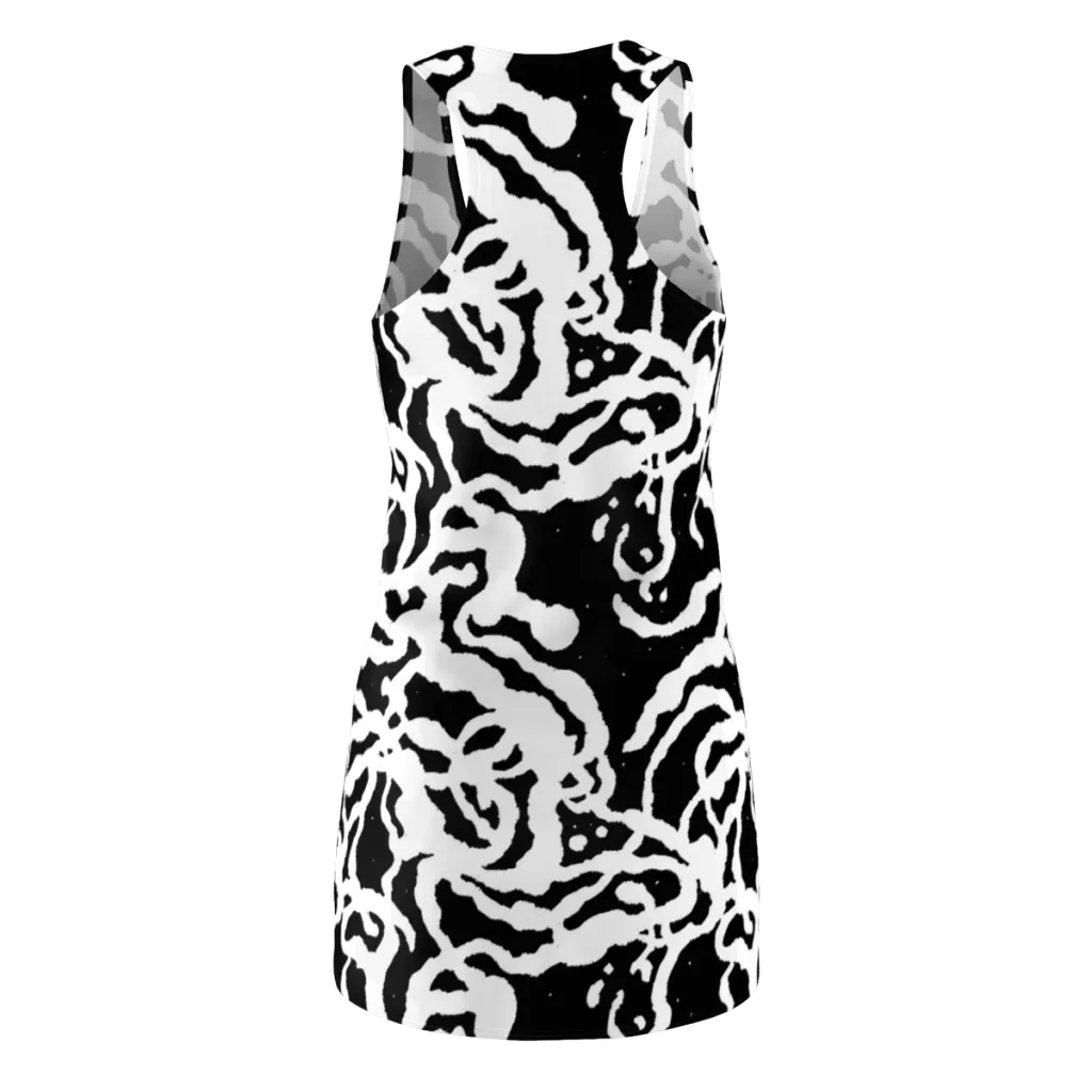 Blackwater Rhythm on Racerback Dress — Back