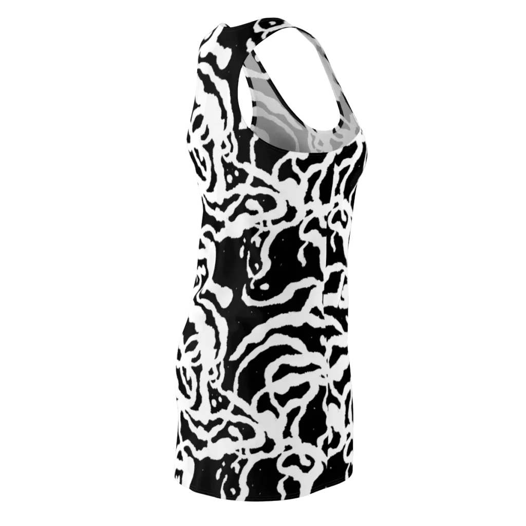 Blackwater Rhythm on Racerback Dress — Back Side