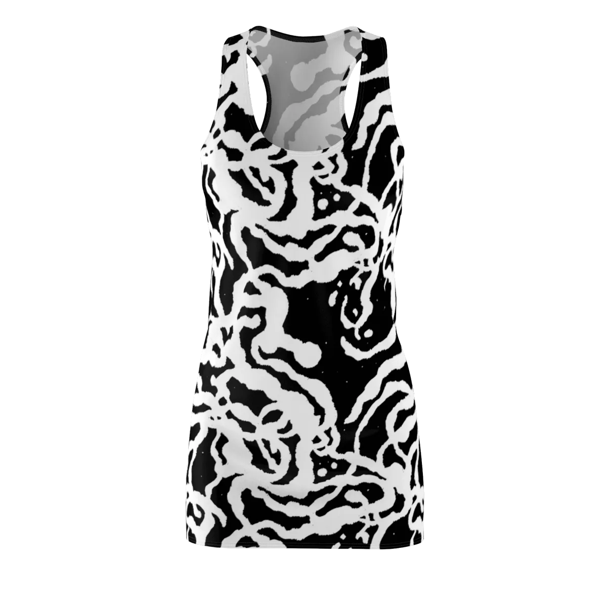 Blackwater Rhythm on Racerback Dress — Front