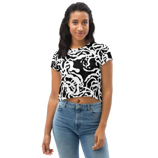 Blackwater Rhythm on a Crop Tee