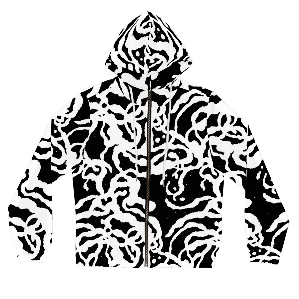 Blackwater Rhythm on Women's Full-Zip Hoodie — Front