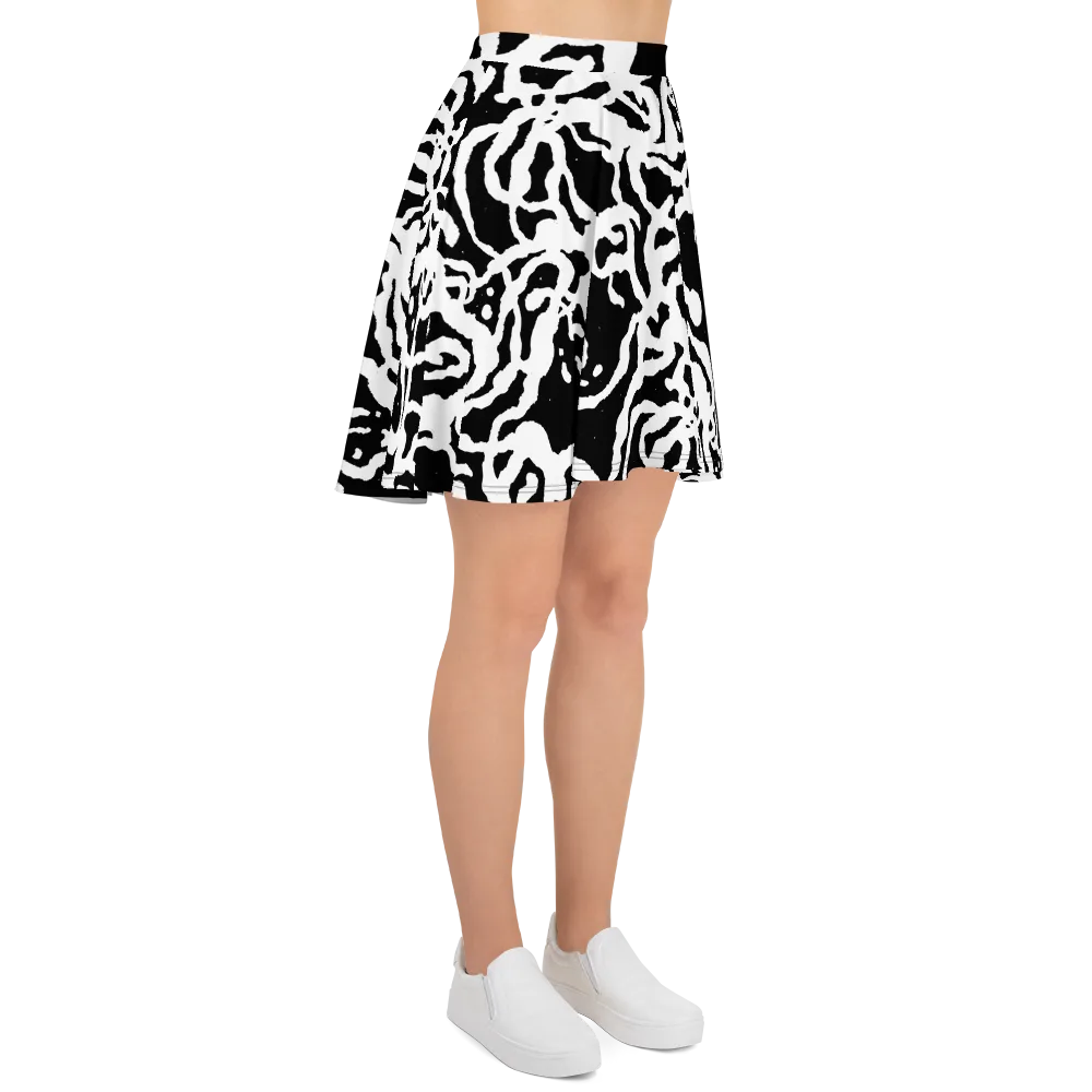 Blackwater Rhythm on Skater Skirt — Right