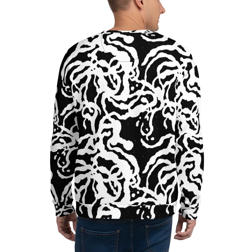 Blackwater Rhythm on Sweatshirt — Back