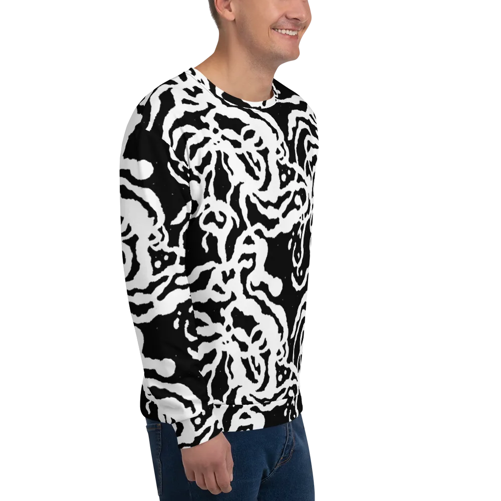 Blackwater Rhythm on Sweatshirt — Right Front