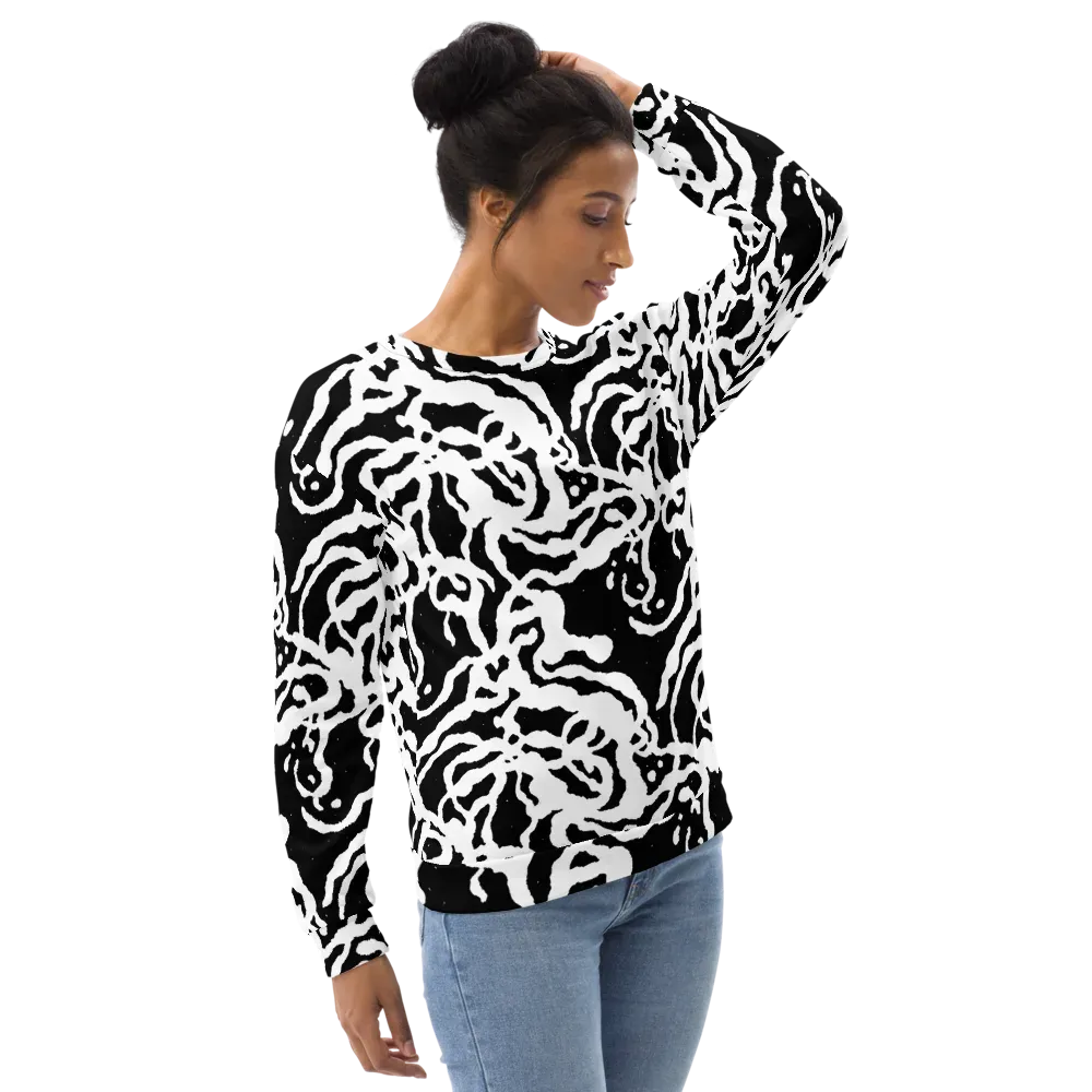 Blackwater Rhythm on Sweatshirt — Right Front