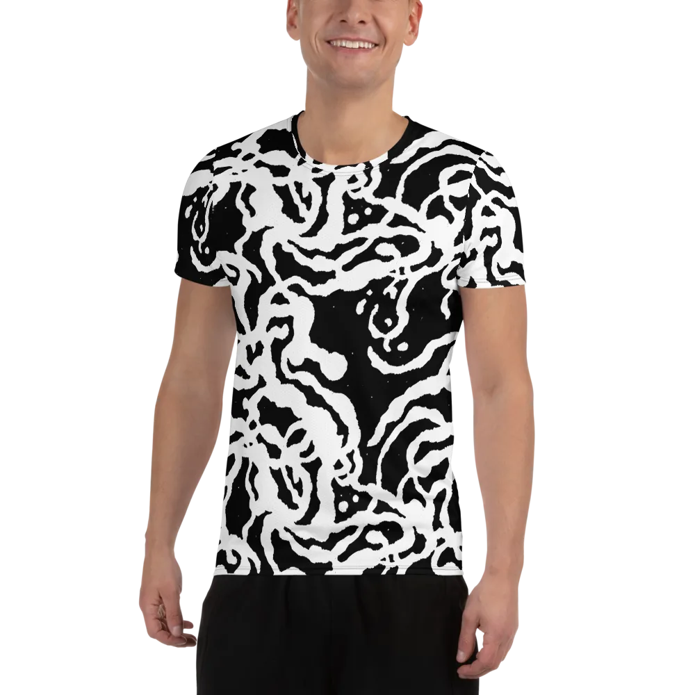 Blackwater Rhythm on Men's Athletic T-Shirt — Front