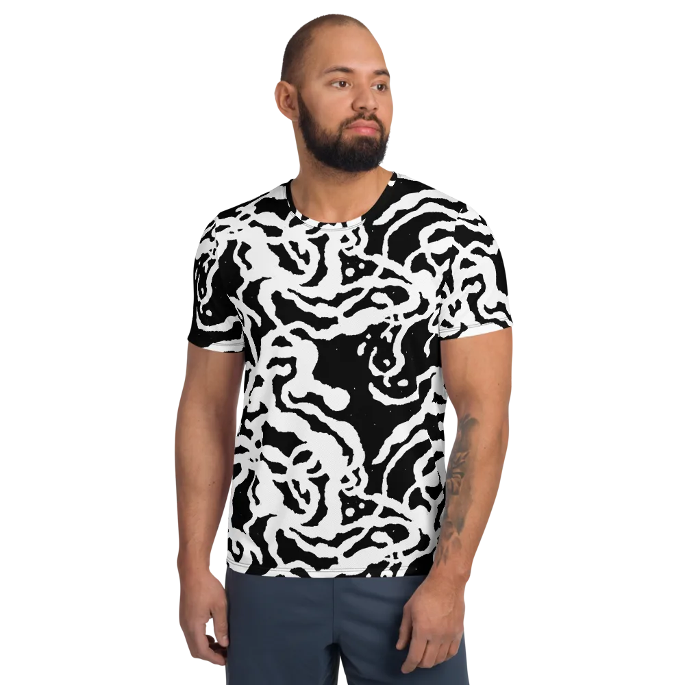 Blackwater Rhythm on Men's Athletic T-Shirt — Front