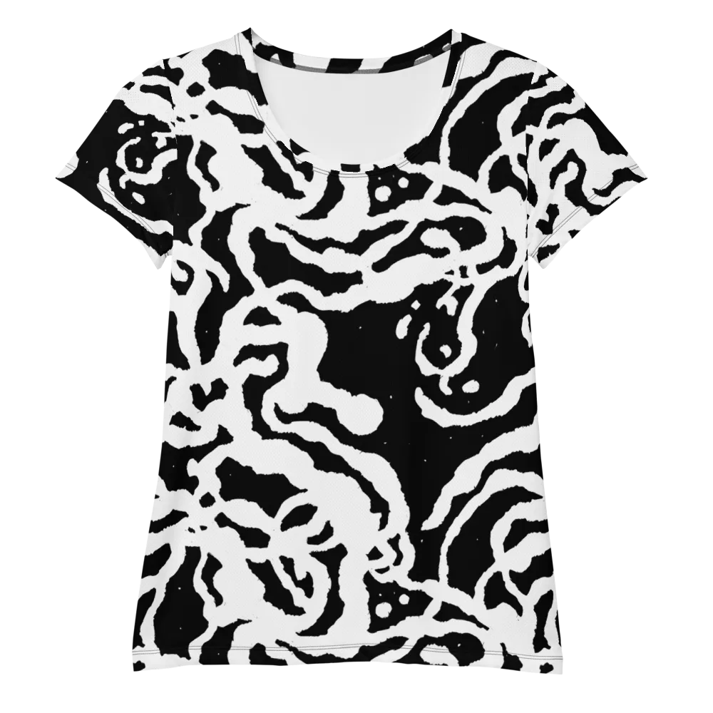 Blackwater Rhythm on Women's Athletic T-Shirt — Front