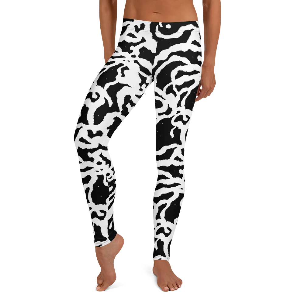 Blackwater Rhythm on Leggings — Front