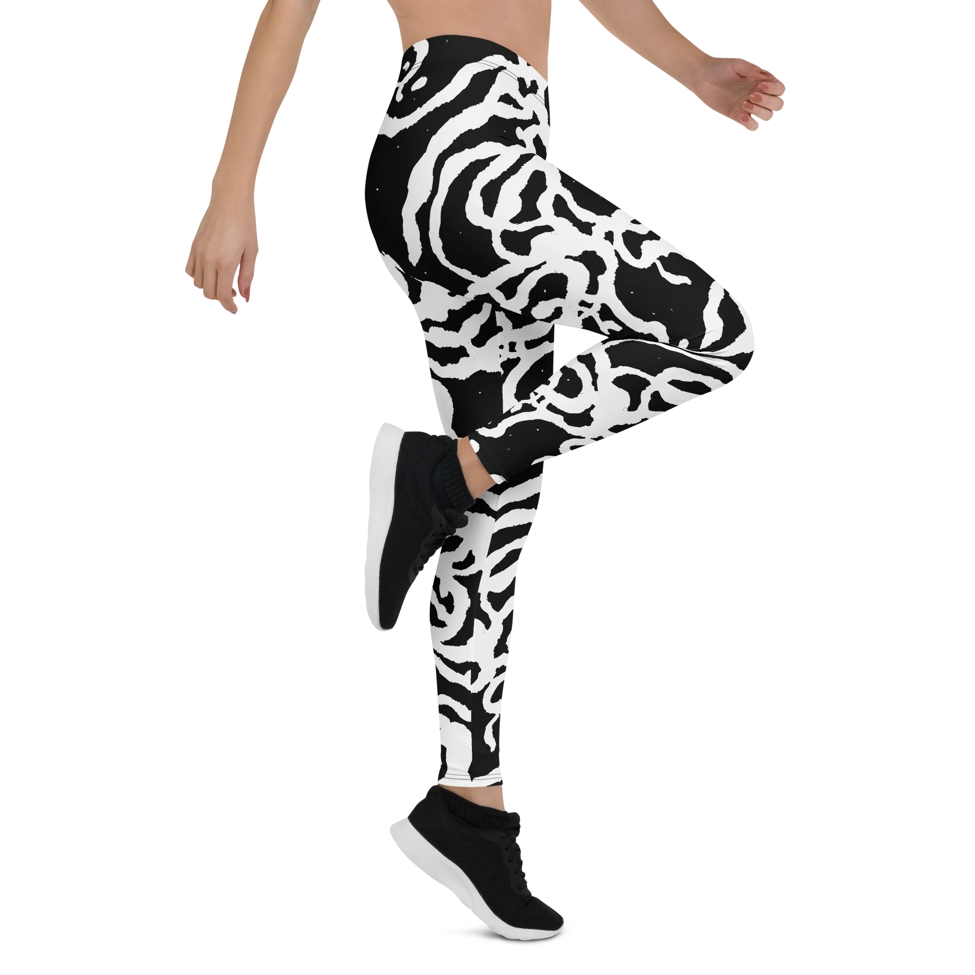 Blackwater Rhythm on Leggings — Right