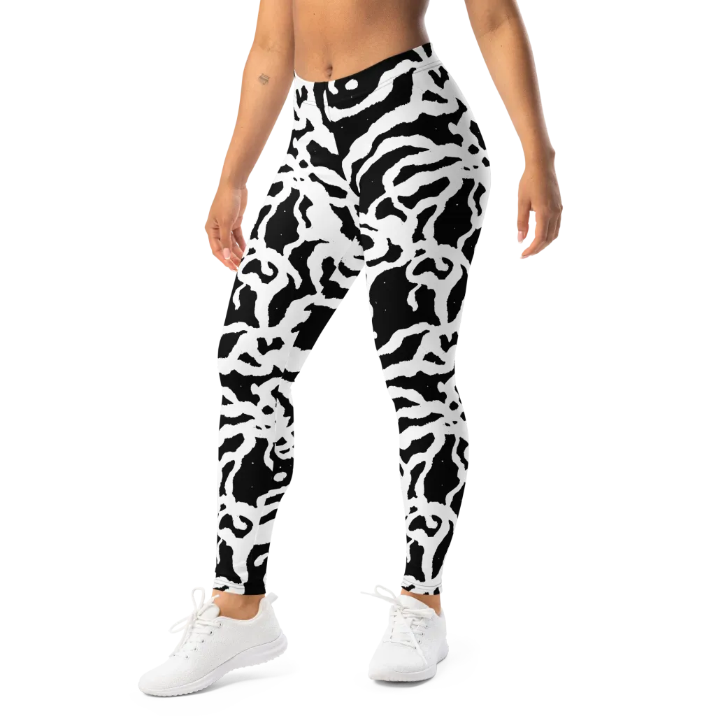 Blackwater Rhythm on Leggings — Left Front