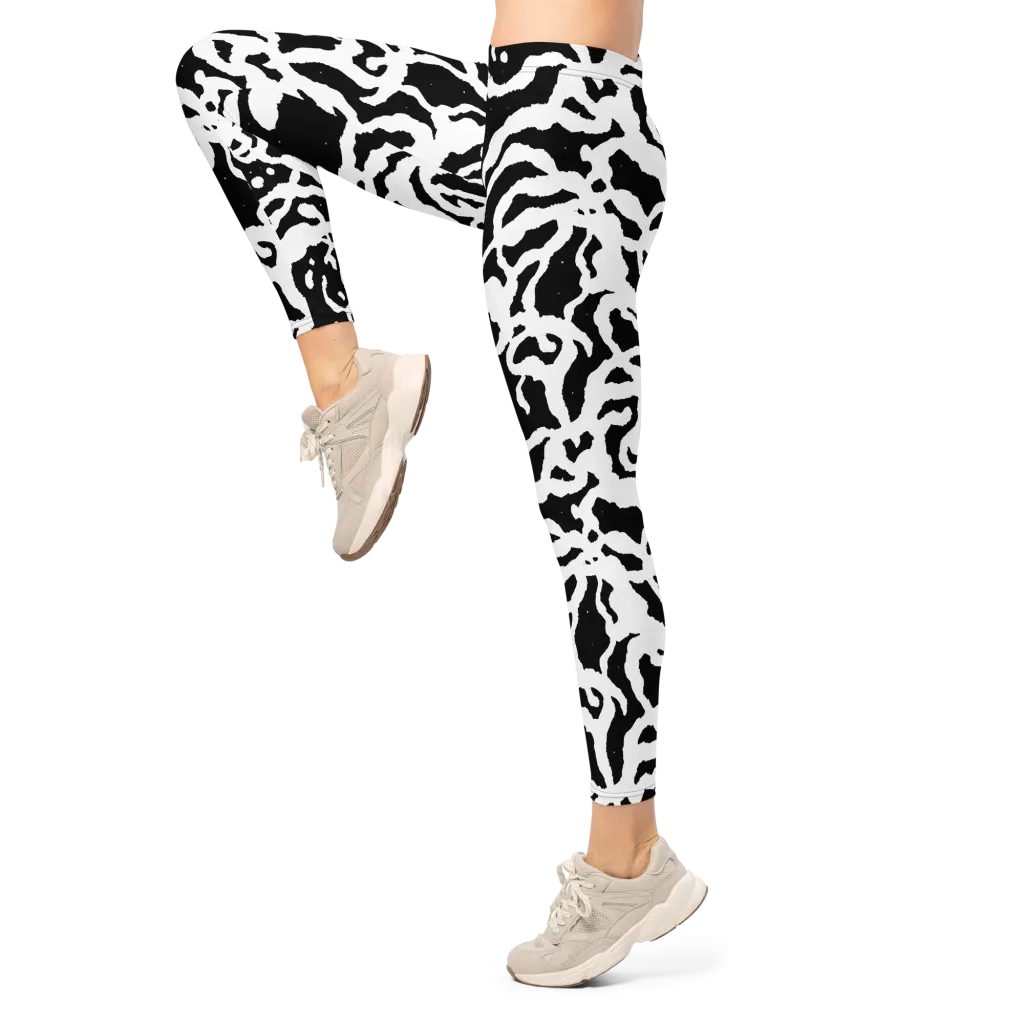 Blackwater Rhythm on Leggings — Left