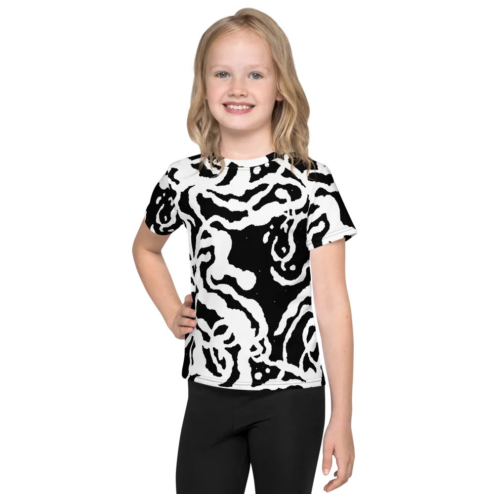 Blackwater Rhythm on Kids Crew Neck T-Shirt — Front