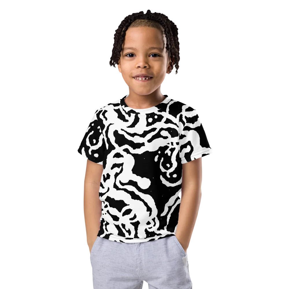 Blackwater Rhythm on Kids Crew Neck T-Shirt — Front