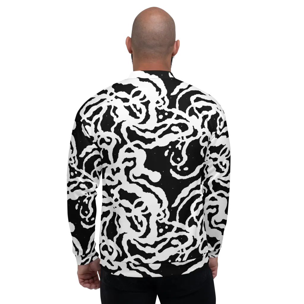 Blackwater Rhythm on Bomber Jacket — Back
