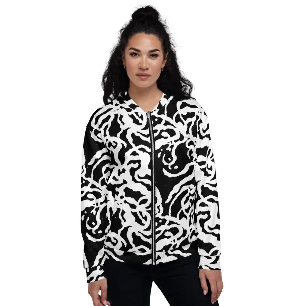 Blackwater Rhythm on Bomber Jacket — Front