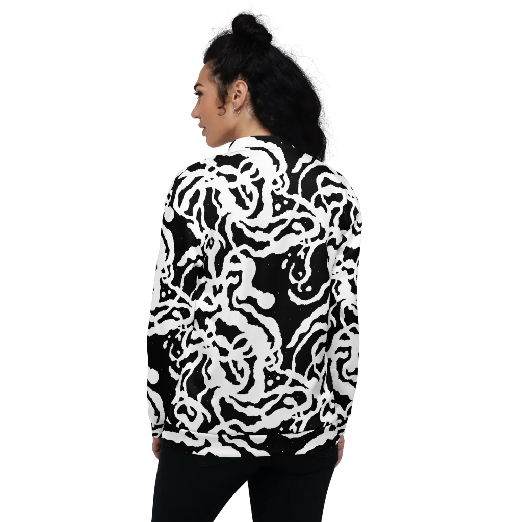 Blackwater Rhythm on Bomber Jacket — Back
