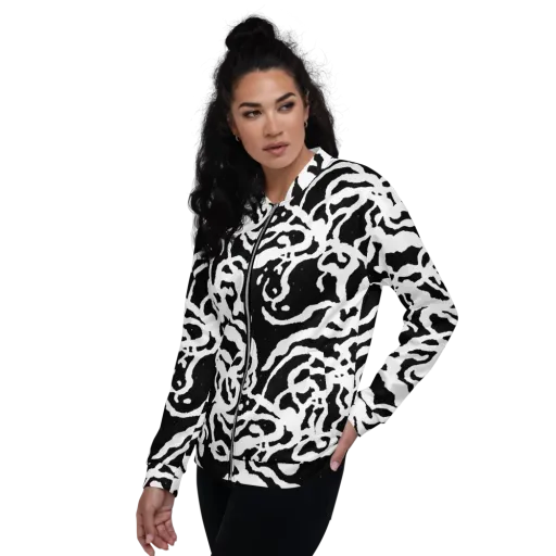 Blackwater Rhythm on a Bomber Jacket