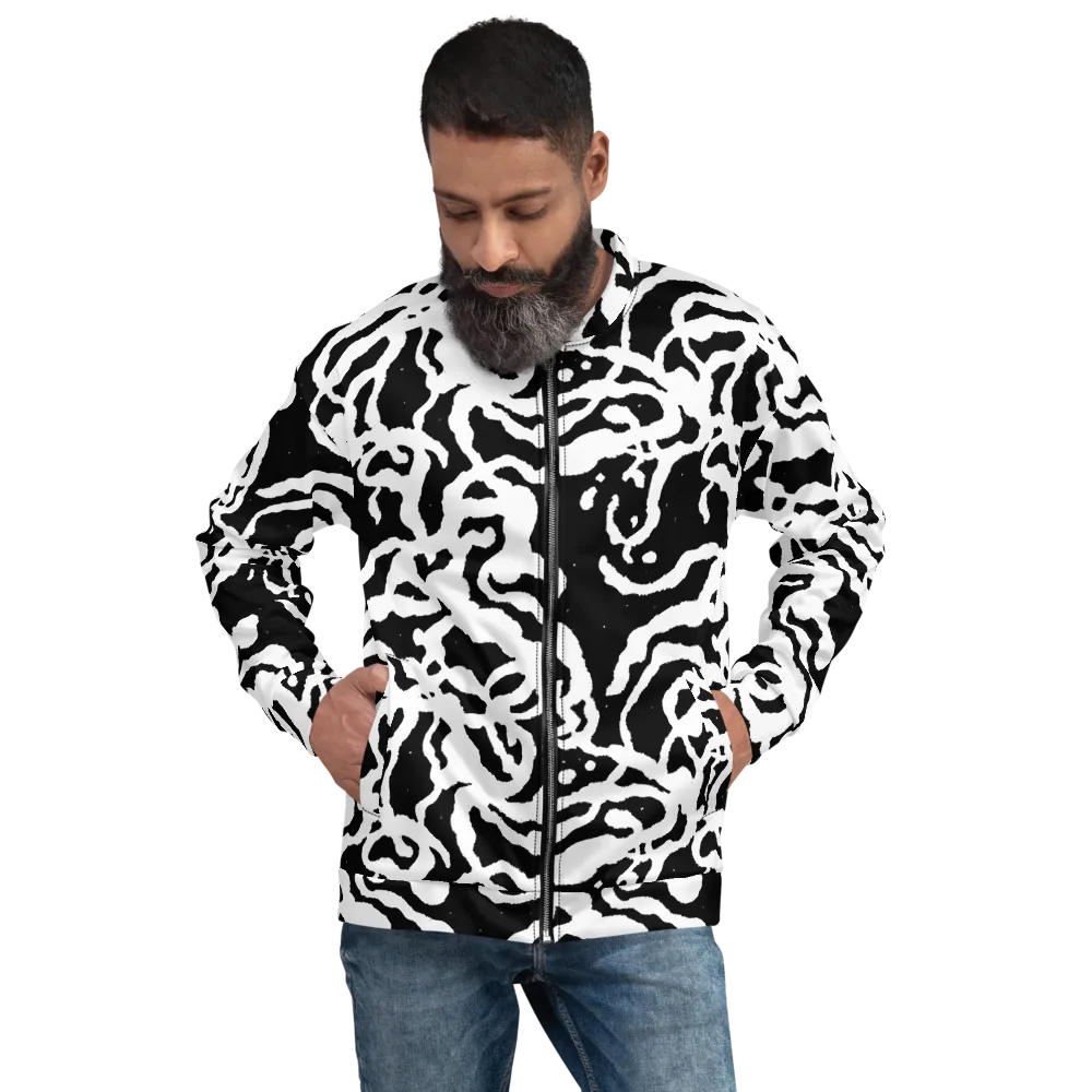 Blackwater Rhythm on Bomber Jacket — Front