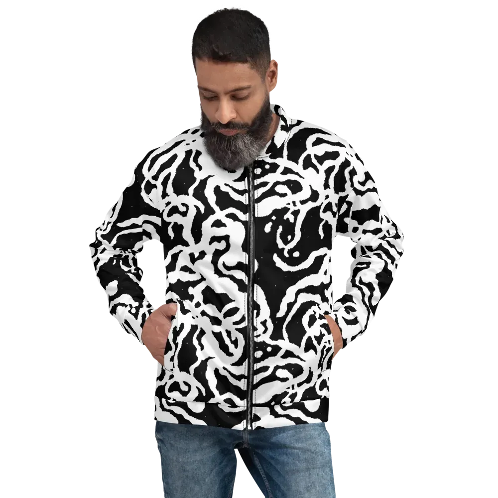 Blackwater Rhythm on Bomber Jacket — Front