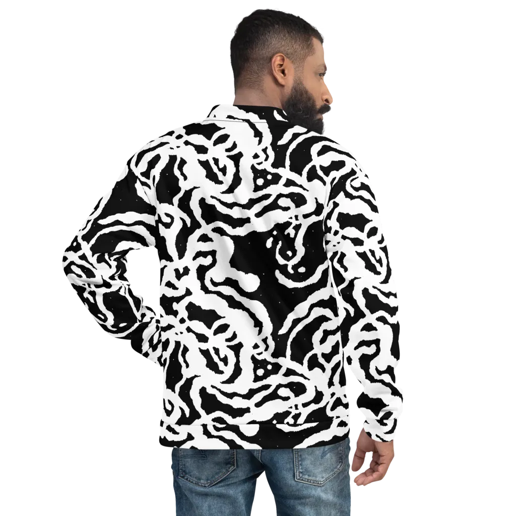 Blackwater Rhythm on Bomber Jacket — Back