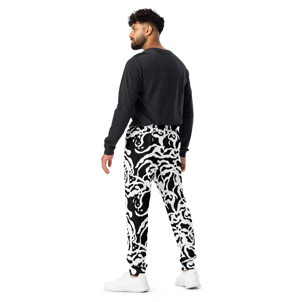Blackwater Rhythm on Men's Joggers — Back