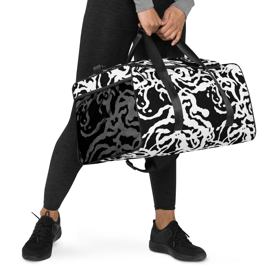 Blackwater Rhythm on Duffle Bag — Right Front
