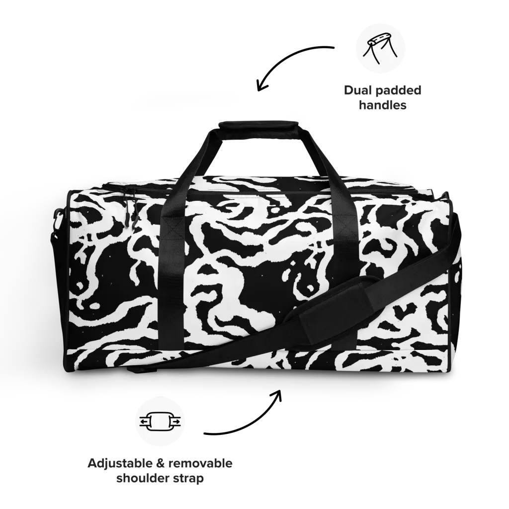 Blackwater Rhythm on Duffle Bag — Front
