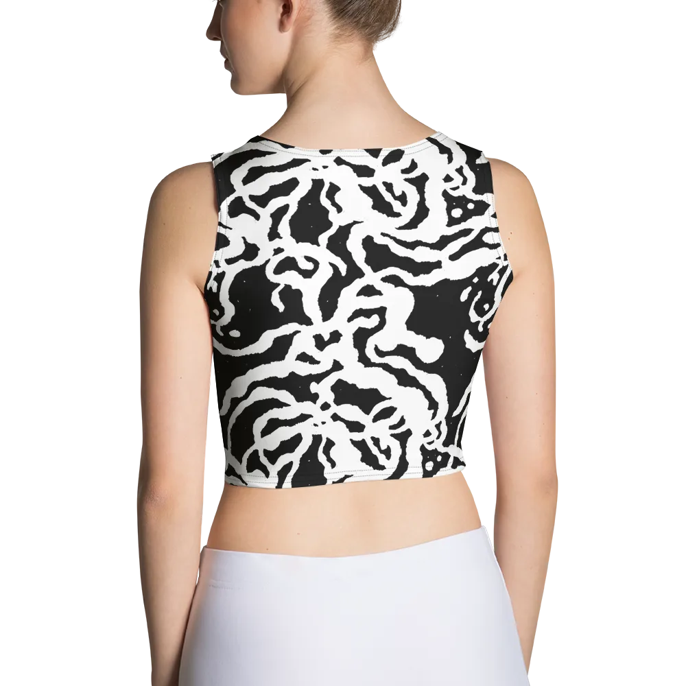 Blackwater Rhythm on Crop Top — Back