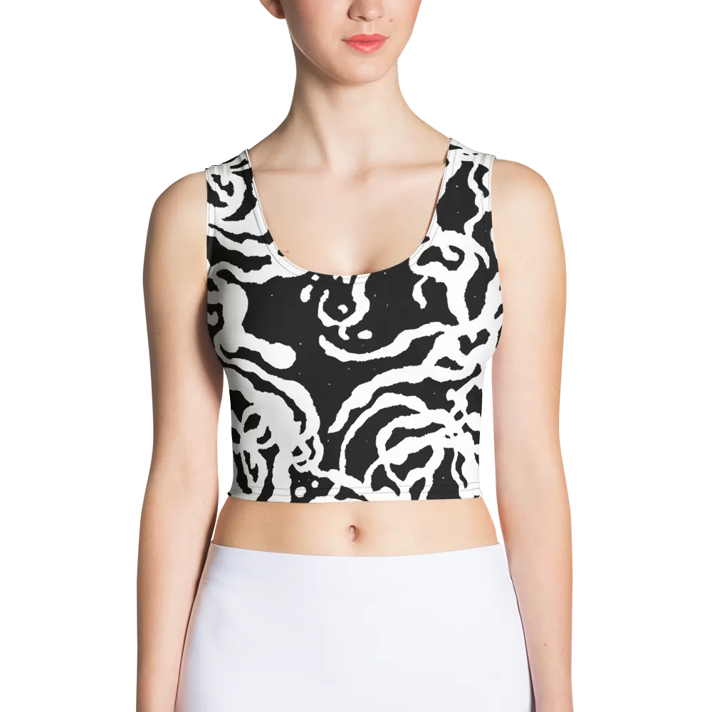 Blackwater Rhythm on Crop Top — Front