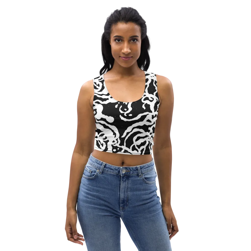 Blackwater Rhythm on Crop Top — Front
