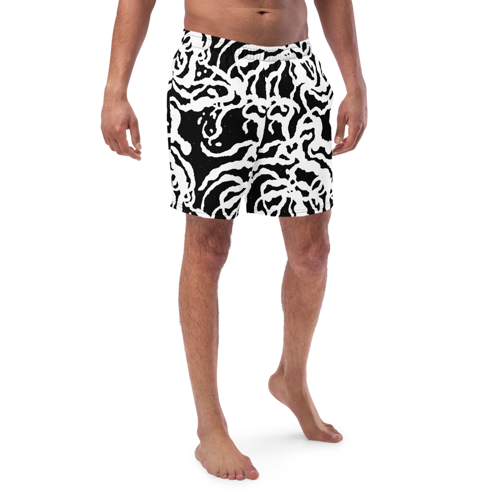 Blackwater Rhythm on Swim Trunks — Front