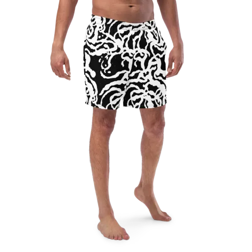 Blackwater Rhythm on a Swim Trunks