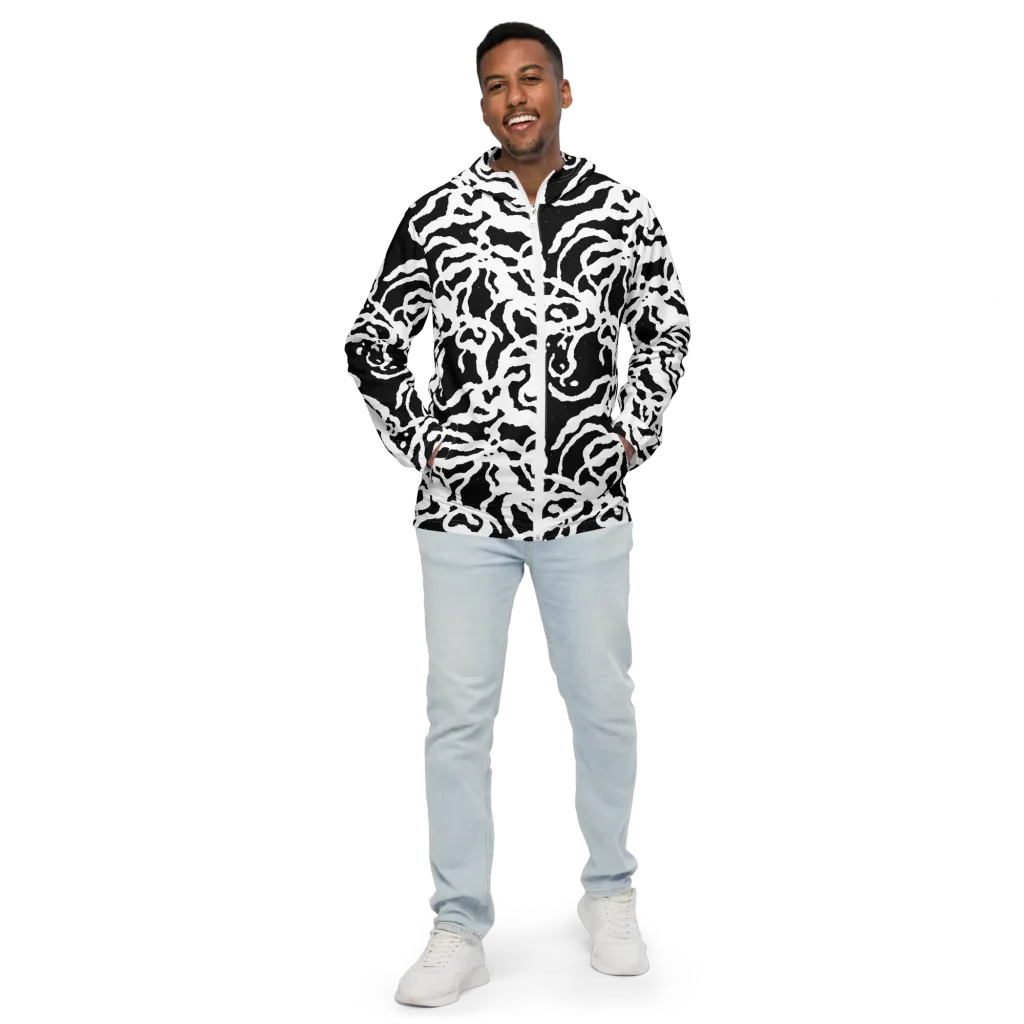 Blackwater Rhythm on Men's Windbreaker — Front