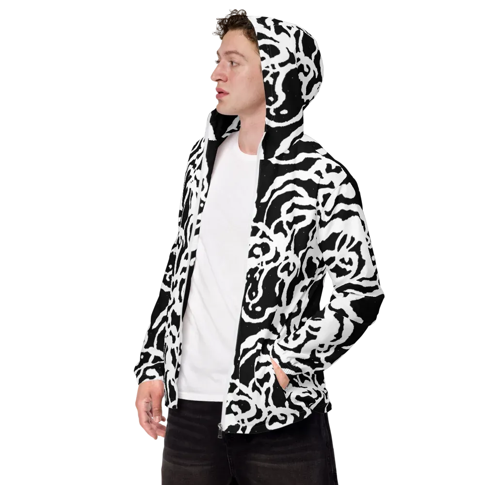 Blackwater Rhythm on Men's Windbreaker — Left Front